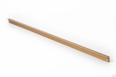 Tirador para mueble angular 900 Oro Cepillado