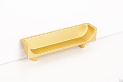 Tirador para mueble Hide 90 empotrado Gold Brushed