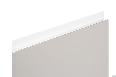 Tirador para mueble Edge Jey 397 Aluminio Blanco Mate