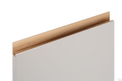 Tirador para mueble borde Jey 297 Aluminio Oro Cava