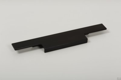 Tirador para mueble de borde para mueble Linear 147-1 Metal Negro Mat