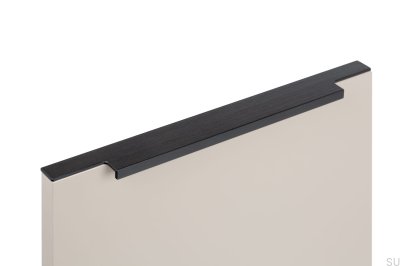 Tirador para mueble Edge Linear 297-1 Metal Negro Mat