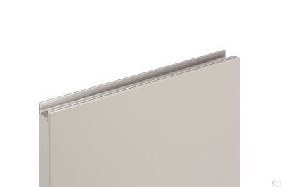 Tirador para mueble Edge Jey2 197 Aluminio Plata