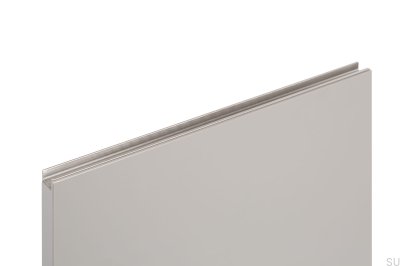 Tirador borde mueble Jey2 397 Aluminio Plata