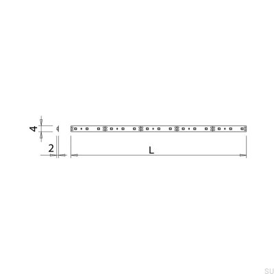 Tira Led Flexy 2216 1000 24V 19.2W