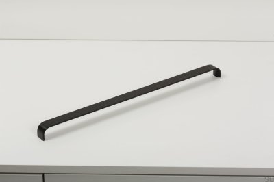 Tirador para mueble alargado Sense 480 Aluminio Negro