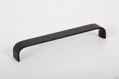 Tirador para mueble Sense Mini 256 ranurado aluminio negro