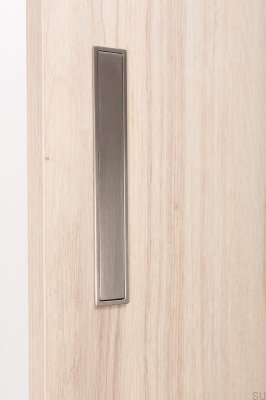 Tirador para mueble empotrable Clos 128 Níquel Cepillado