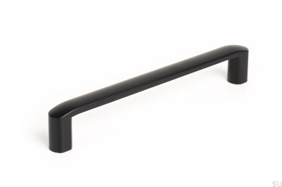 Tirador para mueble redondo Roma 160 Negro Mate