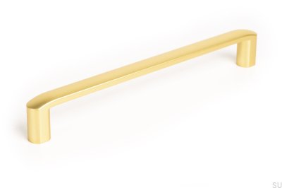 Tirador para mueble alargado Roma 192 Oro cepillado