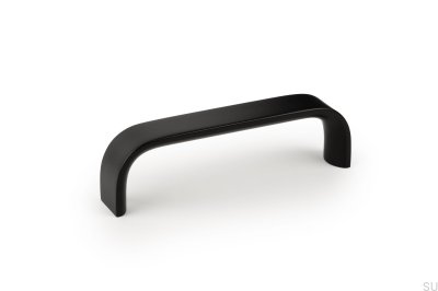 Tirador para mueble Sense Mini 96 ranurado aluminio negro