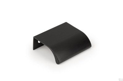Tirador para muebles Ona 32 Edge de aluminio anodizado negro