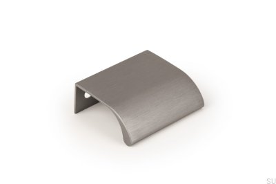 Tirador para muebles Ona 32 Edge anodizado cepillado gris