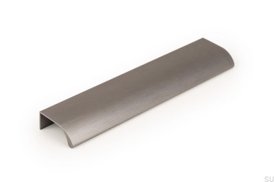 Tirador para muebles Ona 128 Edge anodizado cepillado gris