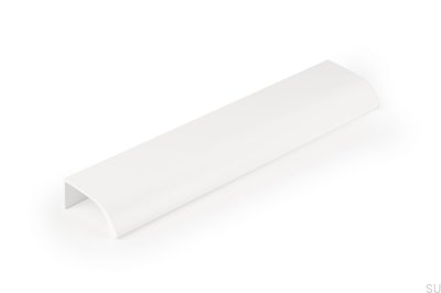 Tirador para muebles Ona 128 Edge de aluminio blanco