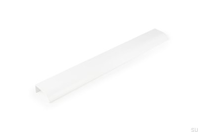 Tirador para muebles Ona 256 Edge de aluminio blanco