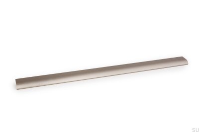 Tirador para muebles Ona 544 Edge de aluminio anodizado plateado