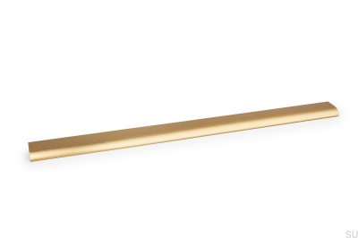 Tirador para muebles Ona 544 Edge anodizado en oro cepillado