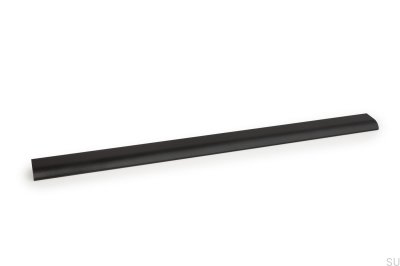 Tirador para muebles Ona 544 de aluminio con borde anodizado negro