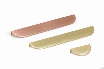 Tirador para mueble longitudinal Nick 32 Gold Brushed