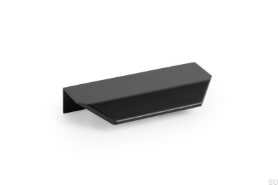 Tirador para muebles Vann 100 Edge Aluminio Negro
