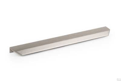 Tirador para muebles Vann 350 Edge Aluminio cepillado plateado