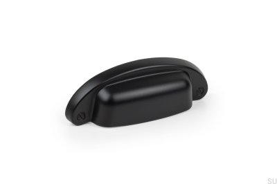 Tirador para mueble Shell Petra 64 Metal negro