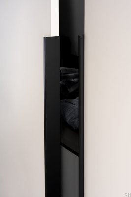Tirador para mueble de borde de mueble Way 32 Aluminio negro