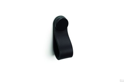 Tirador para mueble Flexa 70 Cuero Negro