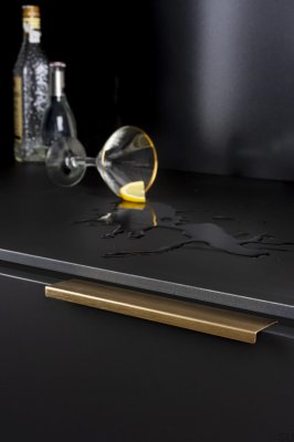Tirador para mueble Edge Way 736 Gold Brushed
