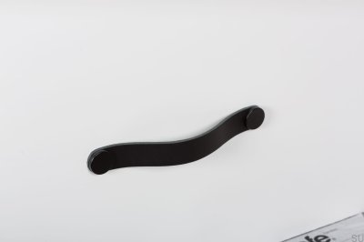 Tirador para mueble Flexa 160 Cuero Negro