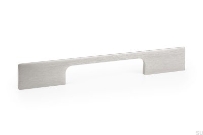 Tirador para mueble alargado Peak 192 Aluminio Plata