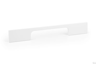 Tirador para mueble alargado Peak 192 Aluminio Blanco