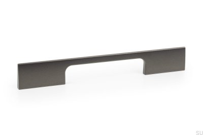 Tirador para mueble alargado Peak 250 Aluminio plata oscuro