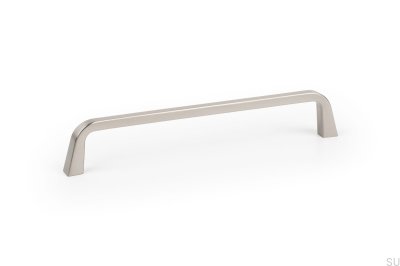 Tirador para mueble alargado Este 160 Níquel Cepillado