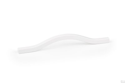 Tirador para mueble longitudinal Brave 128 Aluminio Blanco