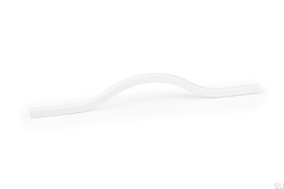 Tirador para mueble longitudinal Brave 192 Aluminio Blanco