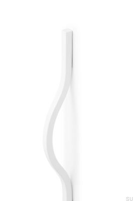 Tirador para mueble longitudinal Brave 992 Aluminio Blanco (asimétrico)