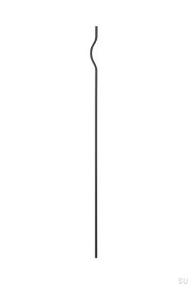 Tirador para mueble alargado Brave 992 Aluminio Negro Mate (asimétrico)