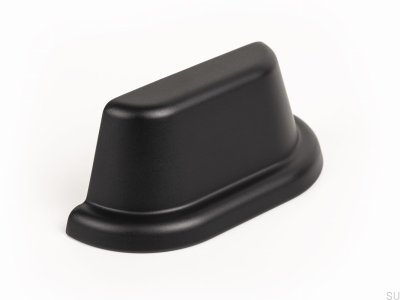 Tirador para mueble Land 64 shell Metal negro