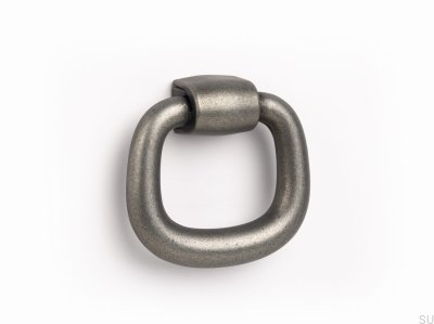 Perilla para muebles colgante gris antiguo