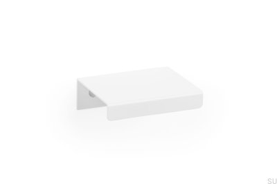 Tirador para mueble de borde Way 32 Aluminio blanco