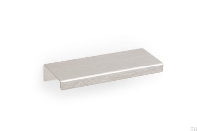 Tirador para mueble Edge Way 64, Aluminio Plata