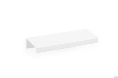 Tirador para mueble Edge Way 64 Aluminio blanco