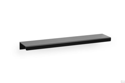 Tirador para borde de mueble Way 128 Aluminio negro