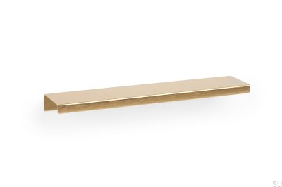 Tirador para mueble Edge Way 128 Gold Brushed