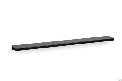 Tirador para mueble de borde Way 320. Aluminio negro