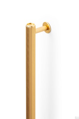 Tirador para mueble alargado Rille 992 Oro Cepillado