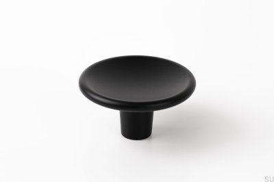 Pomo para Mueble Disc 38 Negro Mate