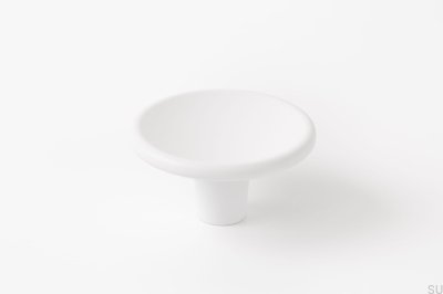 Pomo para mueble Disc 38 Blanco Mate
